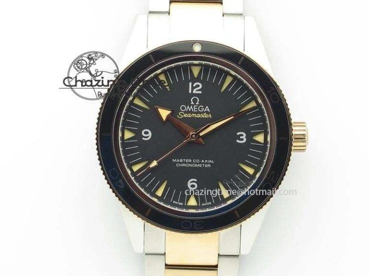 0410 Neat Speedmaster ’57 Co-Axial SS RG OMF 1:1 Best Edition Black Dial On Leather Strap A9300 (Free Leather Strap) 8067